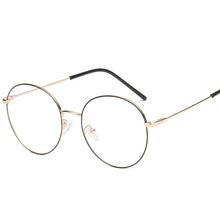 Carica l&#39;immagine nel visualizzatore di Gallery, Japanese Optical Glasses Frame Flat Mirror Female Metal Round Glasses Art Retro Computer Glasses Eyeglasses Frames eyewear