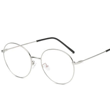 Carica l&#39;immagine nel visualizzatore di Gallery, Japanese Optical Glasses Frame Flat Mirror Female Metal Round Glasses Art Retro Computer Glasses Eyeglasses Frames eyewear