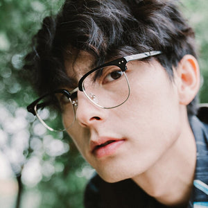 Johnny Depp Eyeglasses Men Optical Glasses Frames Acetate Retro Style Half Frame Glasses Women
