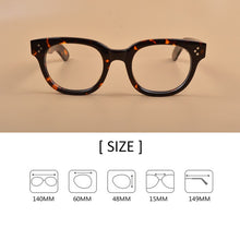Load image into Gallery viewer, Johnny Depp Glasses Men Women Optical Glasses Frame Brand design Computer Transparent Eyeglass Acetate Vintage Q321-2