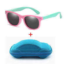 Load image into Gallery viewer, Kids Polarized Sunglasses Sun Glasses for Children Boys Girls Eyewares TR90 Coating Lens UV 400 Protection With Case