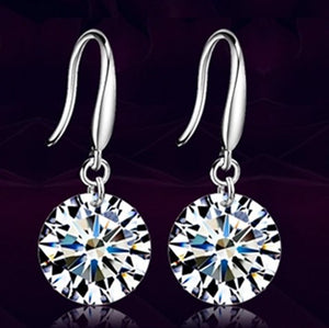New Korean jewelry fashion high-grade zircon earrings multi-color long section earrings wholesale Earrings For Women