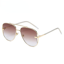 Load image into Gallery viewer, Korean style big frame round face sunglasses female UV protection sunscreen sunglasses male toad mirror