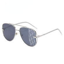 Load image into Gallery viewer, Korean style big frame round face sunglasses female UV protection sunscreen sunglasses male toad mirror
