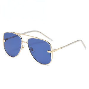 Korean style big frame round face sunglasses female UV protection sunscreen sunglasses male toad mirror