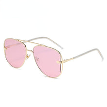 Load image into Gallery viewer, Korean style big frame round face sunglasses female UV protection sunscreen sunglasses male toad mirror