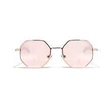 Load image into Gallery viewer, Ladies Retro Classic Small polygon Sunglasses Pink shades for Men women  Vintage Round Green Mirrors Sun Glasses UV400
