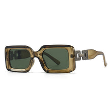 Load image into Gallery viewer, Ladies Square Sunglasses  Brand Metal Chain Trendy Women Classic Sunglasses Travel Decorative Glasses Men