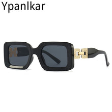Load image into Gallery viewer, Ladies Square Sunglasses  Brand Metal Chain Trendy Women Classic Sunglasses Travel Decorative Glasses Men