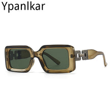 Load image into Gallery viewer, Ladies Square Sunglasses  Brand Metal Chain Trendy Women Classic Sunglasses Travel Decorative Glasses Men
