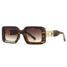 Load image into Gallery viewer, Ladies Square Sunglasses  Brand Metal Chain Trendy Women Classic Sunglasses Travel Decorative Glasses Men