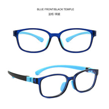 Load image into Gallery viewer, Light Flexible Colorful TR90 Optical Frames Anti Blue Light Kids Vision Glasses Boys Girls Silicon Spectacles Soft Eyewears