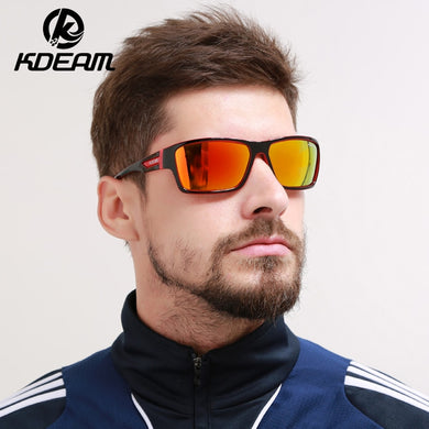 Occhiali da sole polarizzati elencati Occhiali Kdeam Occhiali da uomo Occhiali Steampunk con scatola di marca lentes de sol hombre KD510 