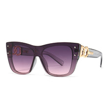 Load image into Gallery viewer, Brand Designer Big Frame Square Sunglasses Women Men Retro Rivet ins Sun Glasses Travel Driving Shades UV400
