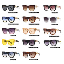 Load image into Gallery viewer, Brand Designer Big Frame Square Sunglasses Women Men Retro Rivet ins Sun Glasses Travel Driving Shades UV400