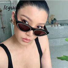 Load image into Gallery viewer, Cat eyes sunglasses women 2023 Brand Flat Top Men Gafas Eyewear Sunglasses Shade Mirror UV400 Lentes de sol mujer