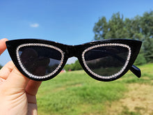 Load image into Gallery viewer, Cat eyes sunglasses women 2023 Brand Flat Top Men Gafas Eyewear Sunglasses Shade Mirror UV400 Lentes de sol mujer