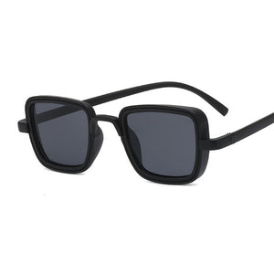Luxury Kabir Singh India Movie Sunglasses Men Square Gold Frame Cool Sun Shades Brand Design Black Glasses For Male UV400