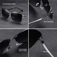 Load image into Gallery viewer, Ladies Polarized Sunglasses Women Brand Italy Design metal frame femal Sun Glasses Female Vintage Eyewear