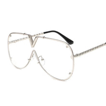 Load image into Gallery viewer, Oversized Sunglasses Men Women Brand Designer Sun Glasses For Female Male Metal Rimless Gradient Oculos De Sol