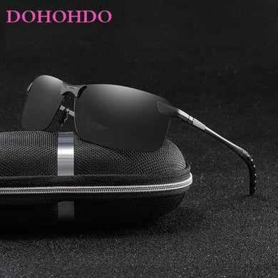 Polarized Sunglasses For Men Driving Fishing Hiking Men's Sun Glasses Male Classic Vintage Glasses UV400 Black Shades