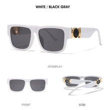 Load image into Gallery viewer, Square Rectangle For Women Men Sunglasses Brand Designer Personality Frame Retro Black Pink Glas