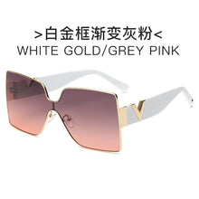 Load image into Gallery viewer, Square Rectangle For Women Men Sunglasses Brand Designer Personality Frame Retro Black Pink Glas UV400
