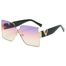 Load image into Gallery viewer, Square Rectangle For Women Men Sunglasses Brand Designer Personality Frame Retro Black Pink Glas UV400