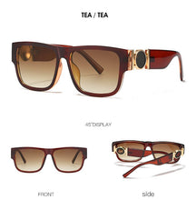 Load image into Gallery viewer, Square Rectangle For Women Men Sunglasses Brand Designer Personality Frame Retro Black Pink Glas