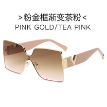 Load image into Gallery viewer, Square Rectangle For Women Men Sunglasses Brand Designer Personality Frame Retro Black Pink Glas UV400