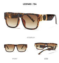 Load image into Gallery viewer, Square Rectangle For Women Men Sunglasses Brand Designer Personality Frame Retro Black Pink Glas