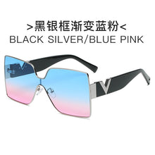 Load image into Gallery viewer, Square Rectangle For Women Men Sunglasses Brand Designer Personality Frame Retro Black Pink Glas UV400