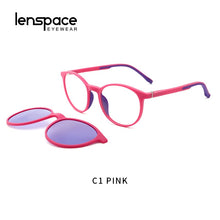 Load image into Gallery viewer, Magnetic Clip-on Children Glasses Frame TR90 Silicone Glasses Flexible Protective Kids Glasses Diopter Eyeglasses blue light