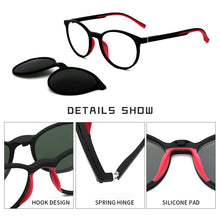 Load image into Gallery viewer, Magnetic Clip-on Children Glasses Frame TR90 Silicone Glasses Flexible Protective Kids Glasses Diopter Eyeglasses blue light