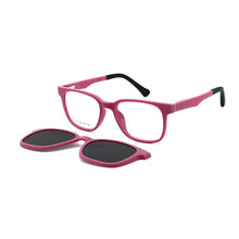 Load image into Gallery viewer, Magnetic Square Glasses Clip-on Flexible Protective Children Sunglasses Men Frame Myopia Glasses Female Eyeglasses Frames