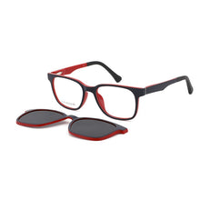 Load image into Gallery viewer, Magnetic Square Glasses Clip-on Flexible Protective Children Sunglasses Men Frame Myopia Glasses Female Eyeglasses Frames