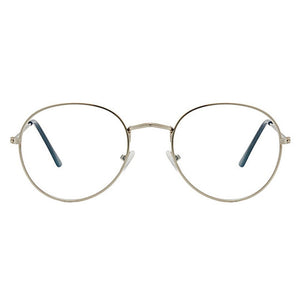 Man Woman Retro Decorate Large Round Glasses Transparent Metal Eyeglass Frame Black Silver Gold Spectacles Eyeglasses