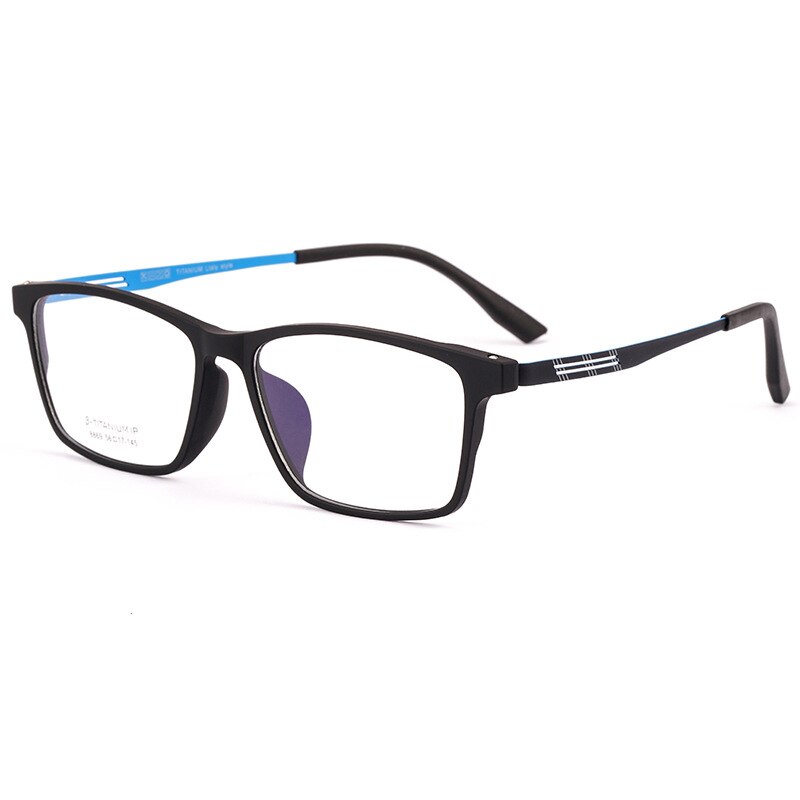 Men Business Pure Titanium Glasses Frame TR90 Ultra Light Full Frame Square Myopia Optical Prescription Glasses Frame   8869