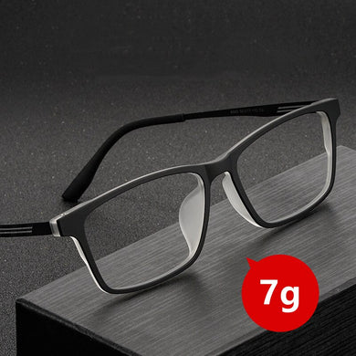Men Business Pure Titanium Glasses Frame TR90 Ultra Light Full Frame Square Myopia Optical Prescription Glasses Frame   8869