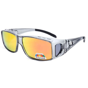 Men Polarized Lens Driving Fishing Sunglasses Cover For Myopia Glasses Flip Polaroid Sun Eyewear Oculos De Sol Masculino