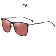 Load image into Gallery viewer, Men Polarized Sunglasses Metal Square Sun Glasses Women Rays Brand Designer Spring Legs Night Vision Goggles