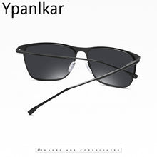 Load image into Gallery viewer, Men Polarized Sunglasses Metal Square Sun Glasses Women Rays Brand Designer Spring Legs Night Vision Goggles