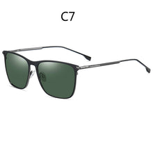 Load image into Gallery viewer, Men Polarized Sunglasses Metal Square Sun Glasses Women Rays Brand Designer Spring Legs Night Vision Goggles