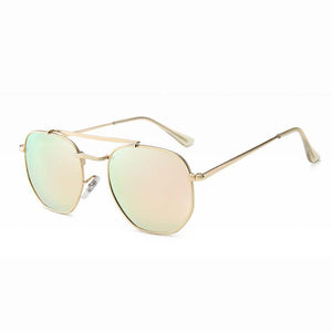 Men Sunglasses Polarized Metal Frame Women Double Bridge Drive Shades Man's Sun Glasses