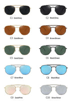 Load image into Gallery viewer, Men Sunglasses Polarized Metal Frame Women Double Bridge Drive Shades Man&#39;s Sun Glasses