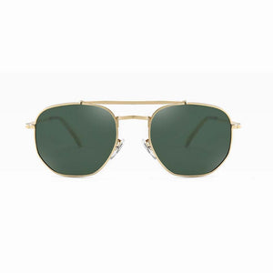 Men Sunglasses Polarized Metal Frame Women Double Bridge Drive Shades Man's Sun Glasses