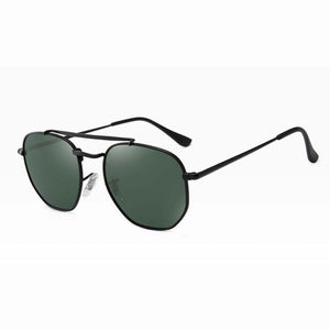 Men Sunglasses Polarized Metal Frame Women Double Bridge Drive Shades Man's Sun Glasses