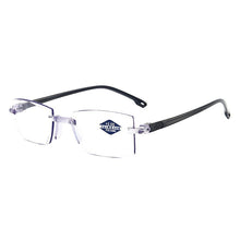 Load image into Gallery viewer, Men and Women  Half Frame Diopters Business Office Men Reading Glasses Trend Reading Glasses Reading Glasses