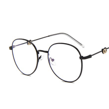 Load image into Gallery viewer, Men and Women Round Metal Glasses Cute Panda Anti-blue Light Glasses Cartoon Animal Art Personality Glasses