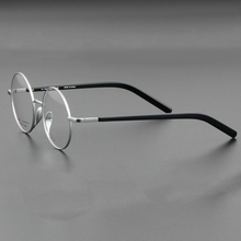Load image into Gallery viewer, Men&#39;s Eyeglasses Frames Retro Round Computer Glasses For Men Women Japanese Handmade Titanium Prescription Gafas